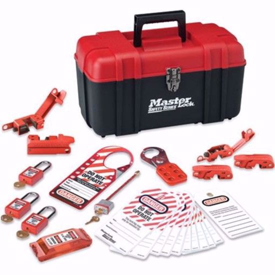 Picture of Electrical Personal Lockout Kit, 24-Piece plus Tool Box, PER EACH