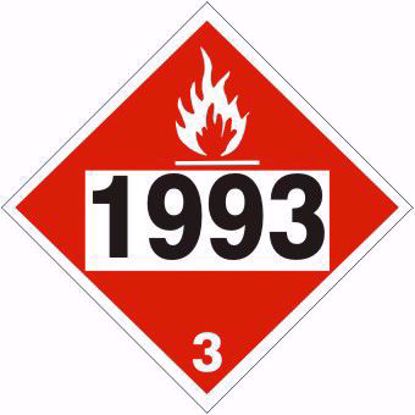 Picture of 1993 3 Dot Placard adhesive Vinyl Sign, 10.75" X 10.75", PER EACH