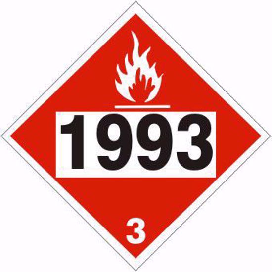 Picture of 1993 3 Dot Placard adhesive Vinyl Sign, 10.75" X 10.75", PER EACH