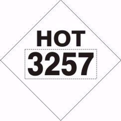 Picture of 3257 HOT ASPHALT – CLASS 9 PLACARD, 10.75 X 10.75, per each