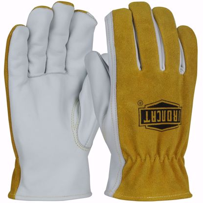 Picture of AR A4 CUT, Top Grain Cowhide Leather Drivers Glove with Split Cowhide Back and Para-Aramid Lining - Keystone Thumb, PER DOZEN, CHOOSE SIZE