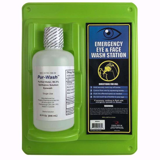 Picture of Radians Personal Eyewash Station, 1 bottle, 32 oz, per each